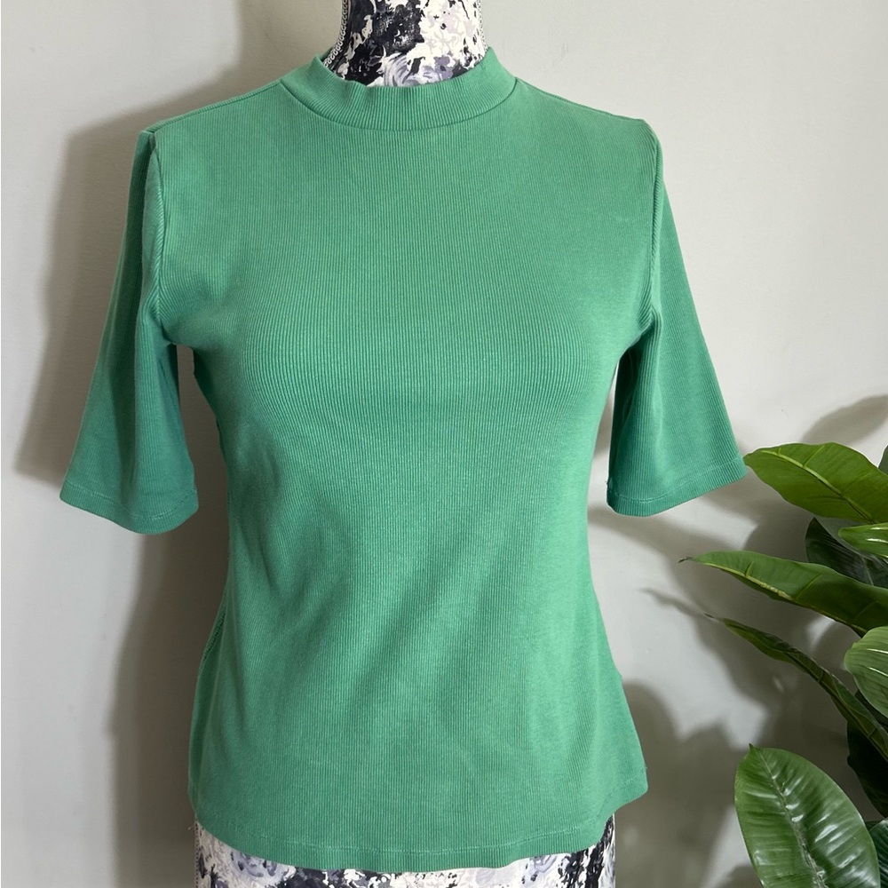 Maeve Anthropologie Green Women's Top